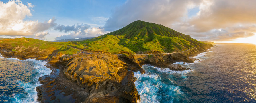 USA, Hawaii, Oahu, Hanauma Bay Nature Preserve, Hanauma Bay