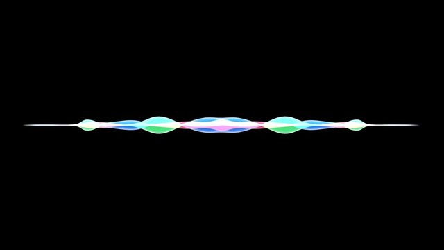 colorful waveform, imagination of voice record and visualization of audio wave, artificial intelligence