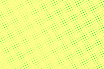 Yellow green halftone vector background. Micro halftone texture. Sparse dotwork gradient. Vibrant dotted halftone