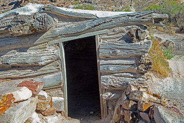 Historic cabin still standing in The Grand Canyon National Park.