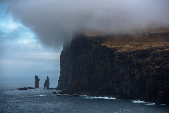 Landscape view in the Faroe Islands.