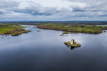 cloughoughter castle on lough oughter