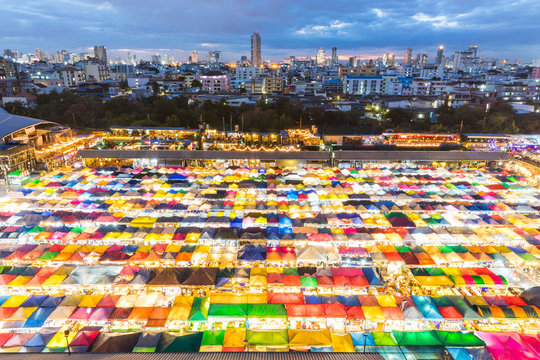 Ratchada Rot Fai Night Market, Bangkok, Thailand