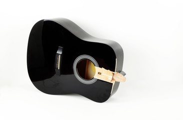 Obraz premium Guitar repair and service - broken sound board