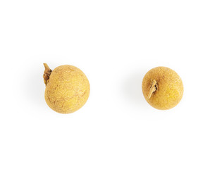 Fototapeta premium Thailand longan isolated on white background