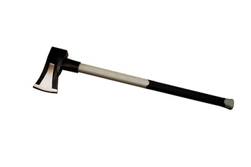 New split-ax on white background