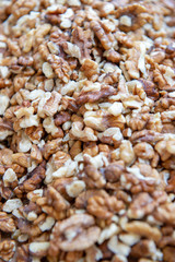 Walnuts background