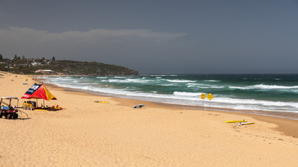 Fototapeta na wymiar Curl Curl beach, Sydney