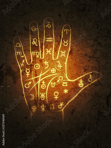 The Art Of Black Magic Chiromancy Palmistry Mystical - 
