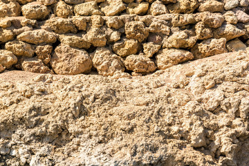 Part of the rocky stones for the whole frame