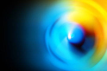 Soft gradient colorful spin abstract