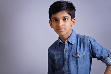 Indian Young boy posing to camera