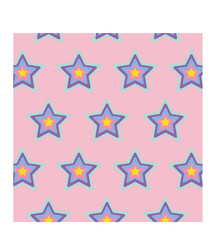 Colorful Star Pattern Background