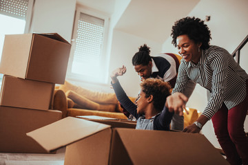 New memories in their new home