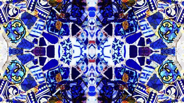 ceramic tiles gaudi parc guell barcelona