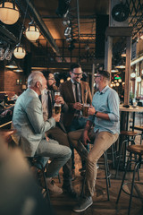 Hanging out with colleagues after work