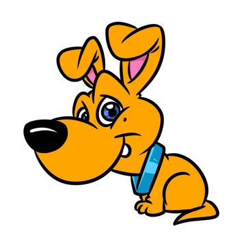 Dog cartoon illustration image animal character pet