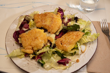 Merluzzo gratinato in insalata