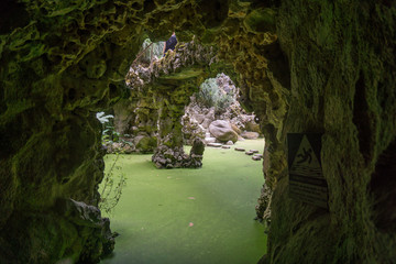 grotto to pond in farmhouse sintra