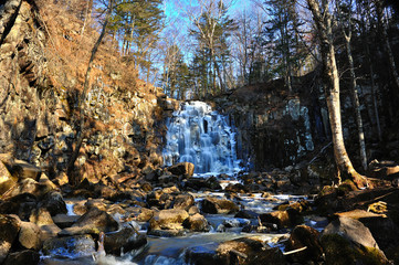 beautiful waterfall - 257559570