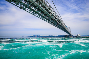 Fototapeta na wymiar 鳴門大橋の風景