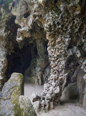 entrance of underground grotto