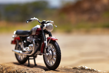 motorcycle on background