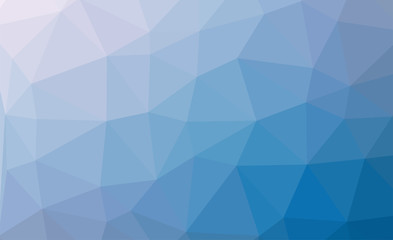 Abstract blue colorful lowploly of many triangles background for use in design. EPS10 vector