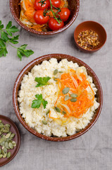 Traditional millet porridge
