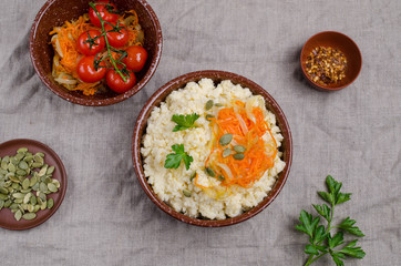 Traditional millet porridge