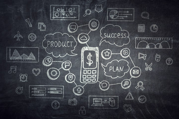 Fototapeta premium Business education as concept