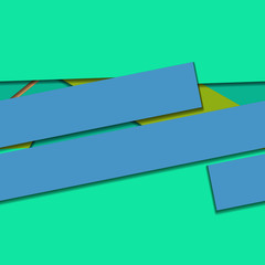 Flat material design - Creative vector trend seamless