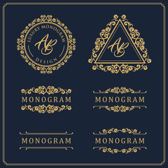 Luxury gold design for wedding and decoration