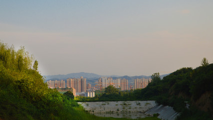 view of the city