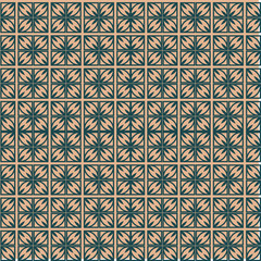 Seamless Geometric Backgrounds. Vector Illustration. Hand Drawn Wrap Wallpaper, Cover Fabric, Cloth Textile Design. Beige color