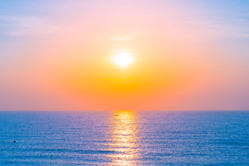 Beautiful landscape of sea ocean for leisure travel and vacation © siraphol