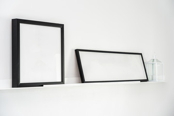 Empty frame with copy space decoration interior