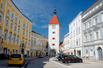 Naklejka na ściany i meble Lederer tower, Wels, Austria