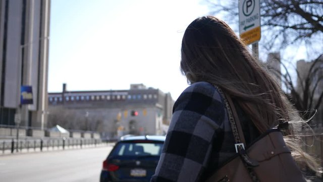 Woman calls for help and is lost in downtown area
