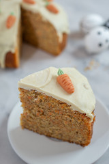 Carrot cake with cream cheese frosting 