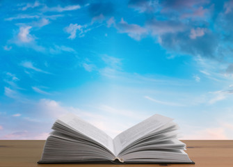 book and sky
