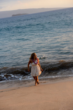 Bride at the Beach