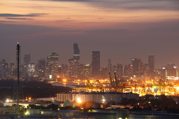 Fototapeta na wymiar bangkok city landscape