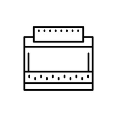 Store front pharmacy icon outline vector logo