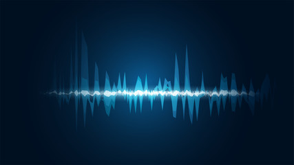 line soundwave abstract background