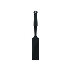 Culinary pancake spatula on white background. Kitchenware concept.