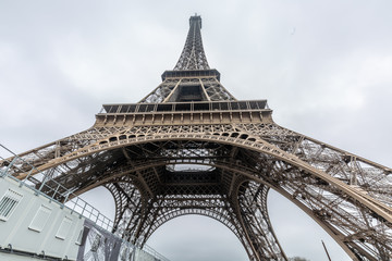 Fototapeta na wymiar Details from Eiffel Tower