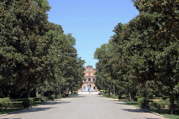Maria Louise Park in the center of Seville