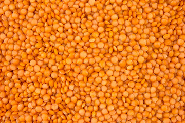 Background with a lot of lentils.