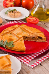 Spanish tuna pie.